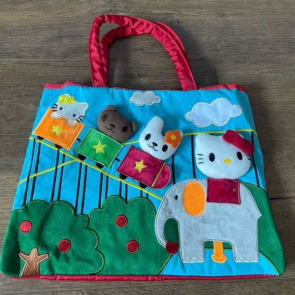 Hello Kitty Handbags - HELLO KITTY-NWOT 3D Character Multi-Material Tote